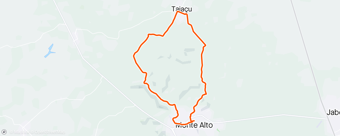 Map of the activity, Tabarana Taiaçu Lixão