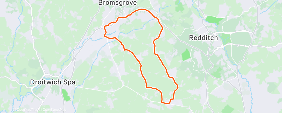 Map of the activity, Vsprint Boxing Day ride