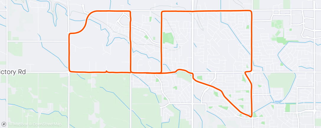 Map of the activity, Rainstorm run with Paisley 🌧️