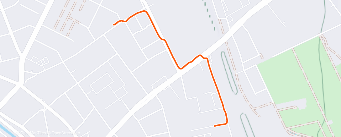 Map of the activity, Spaziergang am Nachmittag