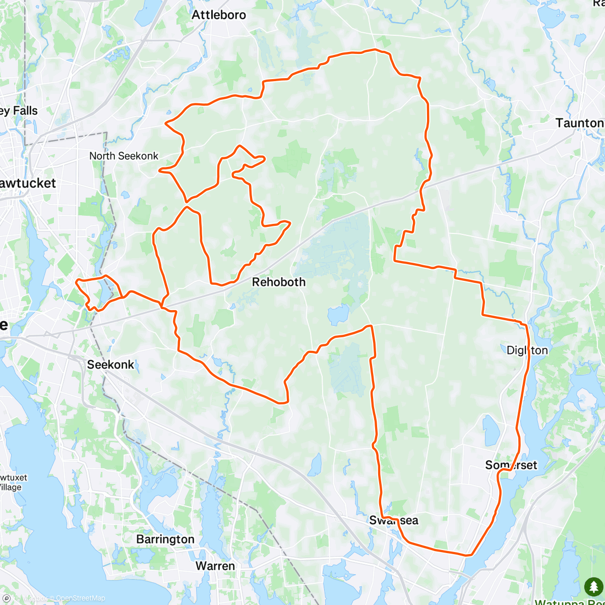 Map of the activity, Hopefully just a ‘backup Fondo’