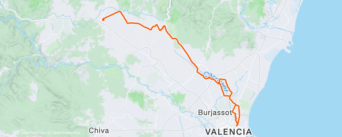 Map of the activity, BIKETORRONS- CASINOS La Faradia 43.3