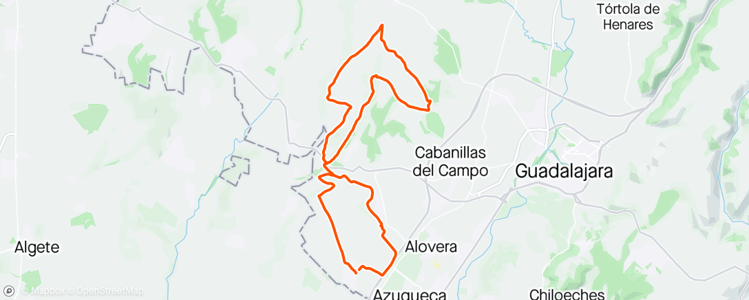 Map of the activity, La Cabra tira al Monte 2024