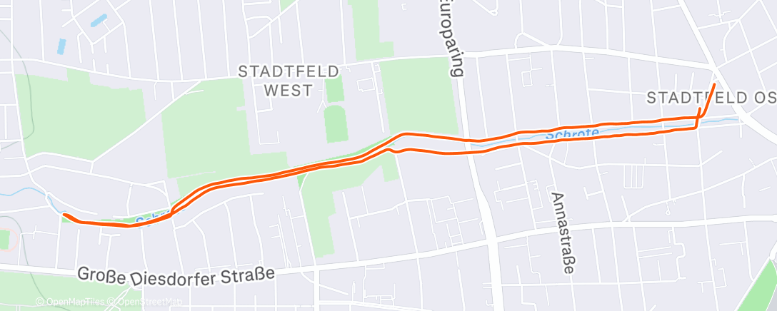 Map of the activity, Nachmittagspause genutzt & die letzten Sonnenstrahlen des Tages genossen ☀️