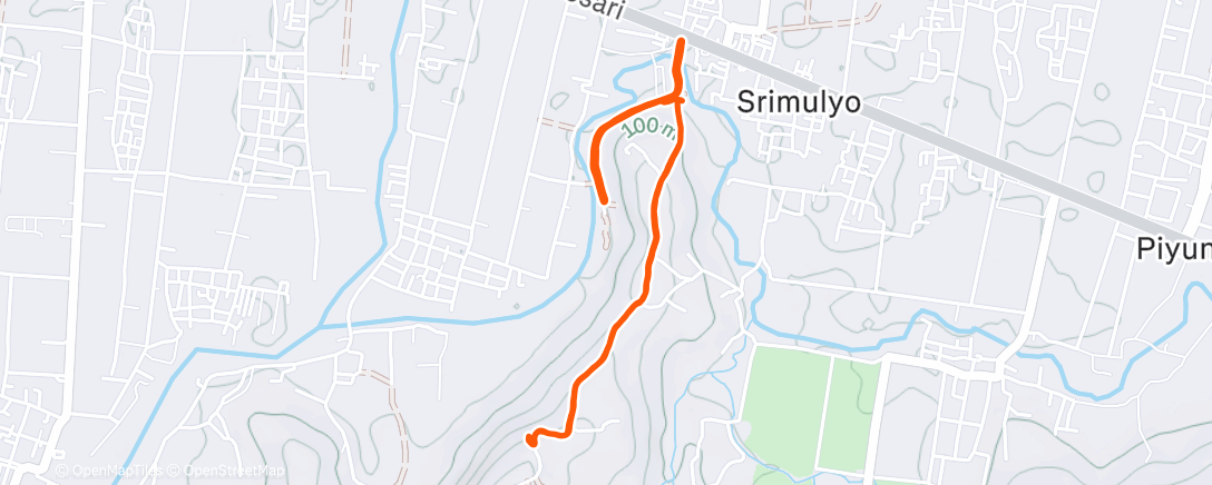 Карта физической активности (Flat & Uphill Threshold Interval)