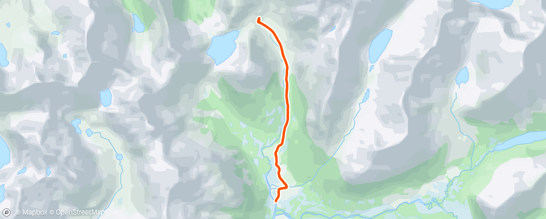 Map of the activity, Afternoon Nordic Ski