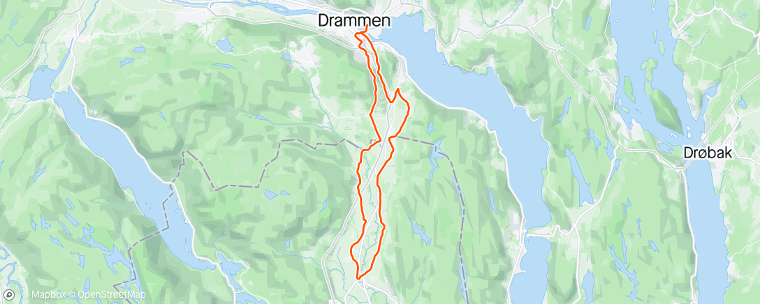 Karte der Aktivität „Morning Nordic Ski”