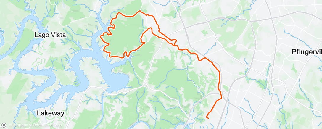 Map of the activity, Lime Creek - that was a fun roller coaster!