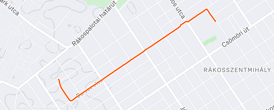 Карта физической активности (Spaziergang am Nachmittag)