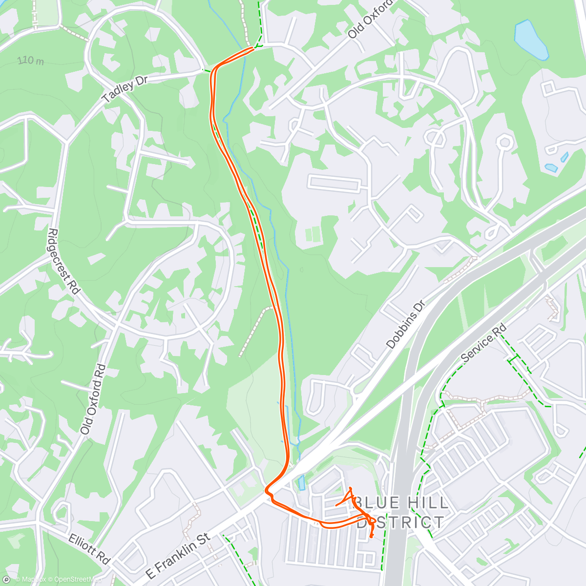 Map of the activity, Chopt Trader Joes
