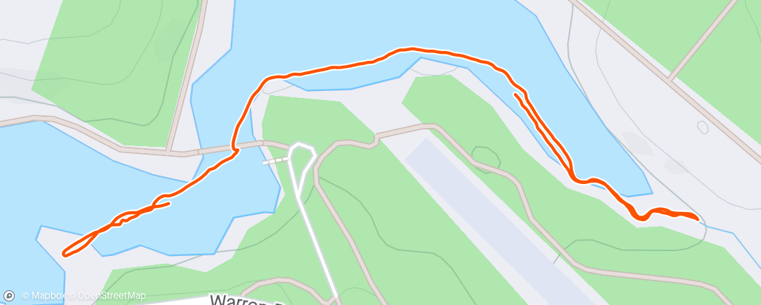 Mapa de la actividad (Afternoon Kayaking)
