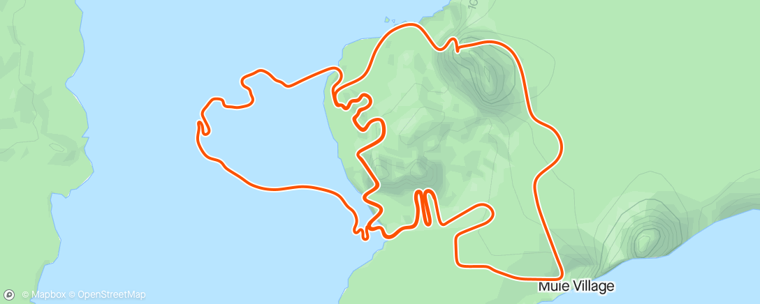 Map of the activity, Zwift - Pacer Group Ride: Triple Flat Loops in Watopia with Taylor