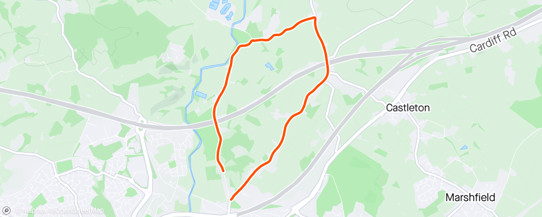 Mappa dell'attività Don’t run after circuit training the day before