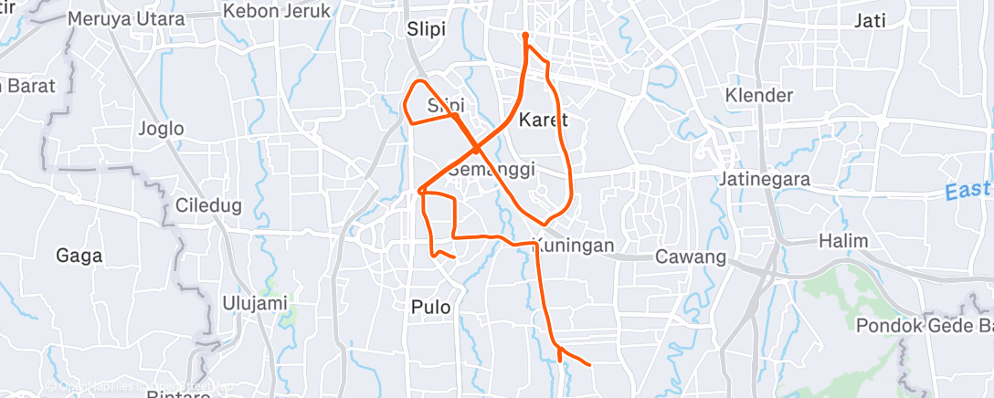 Map of the activity, Tarkam loop