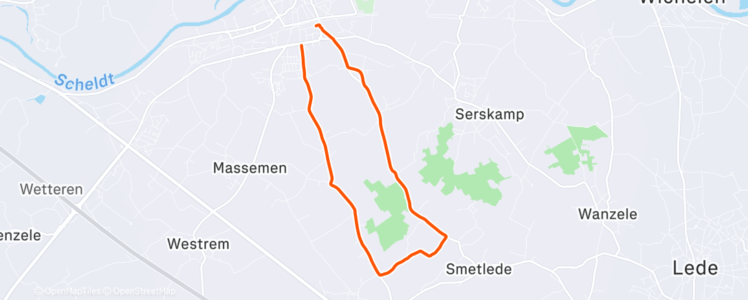 Карта физической активности (Namiddagloop)