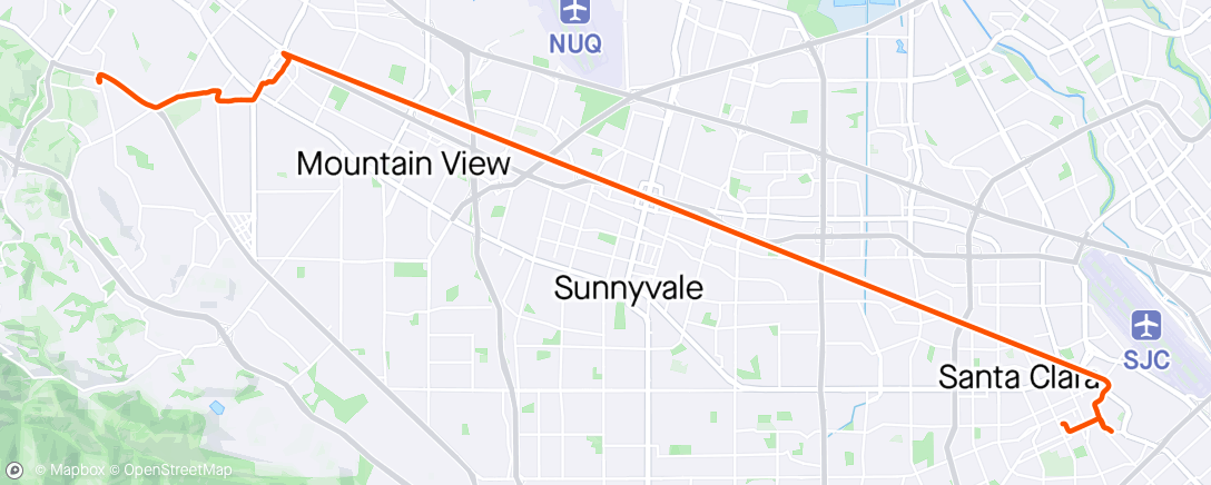 Mapa da atividade, Evening Commute