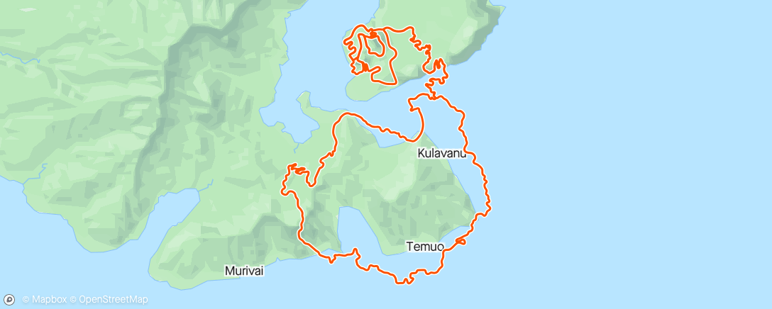 Mapa de la actividad (Endurance ride)
