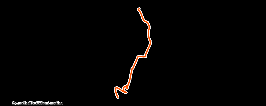 Map of the activity, Morning Ride