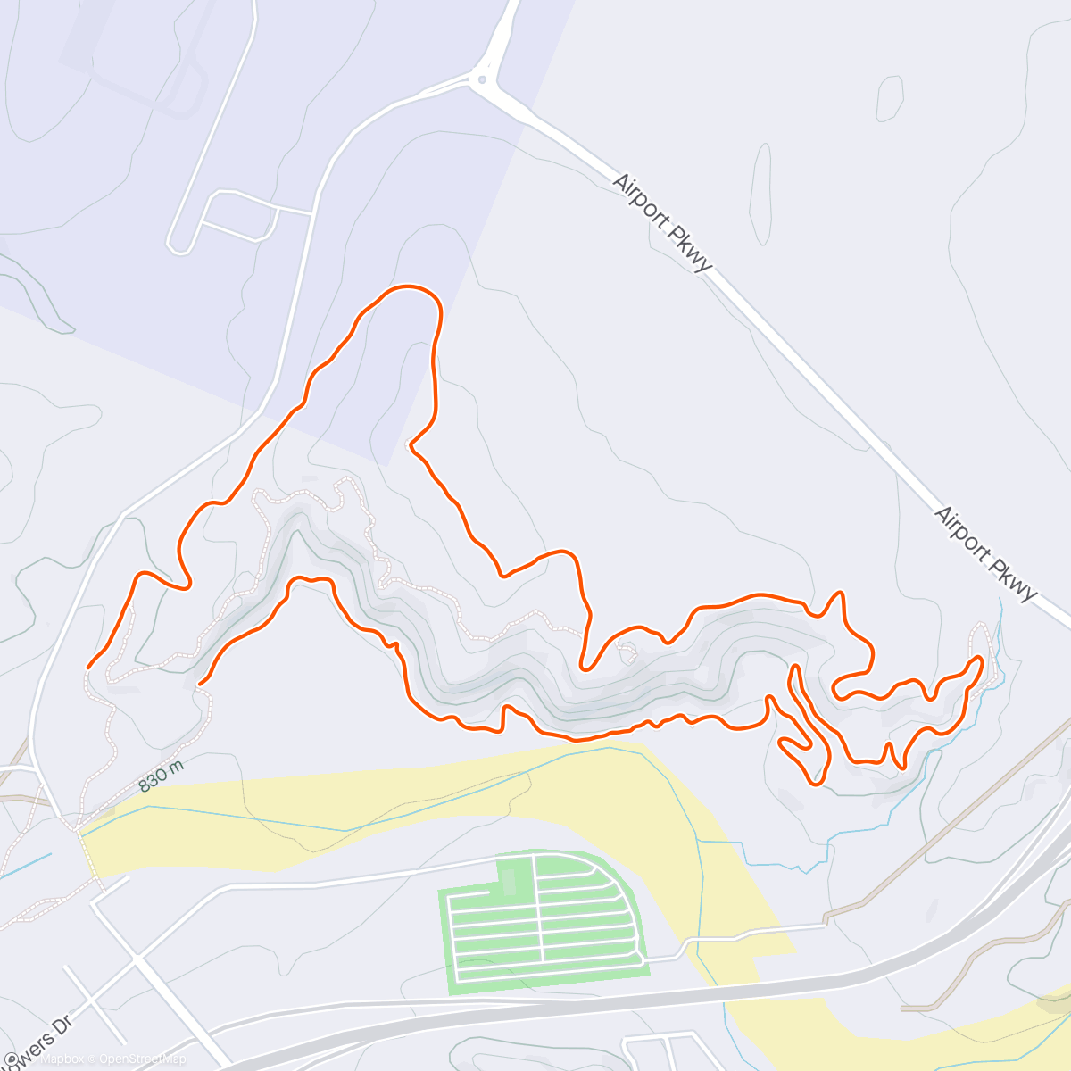 Map of the activity, Artemisia Ride