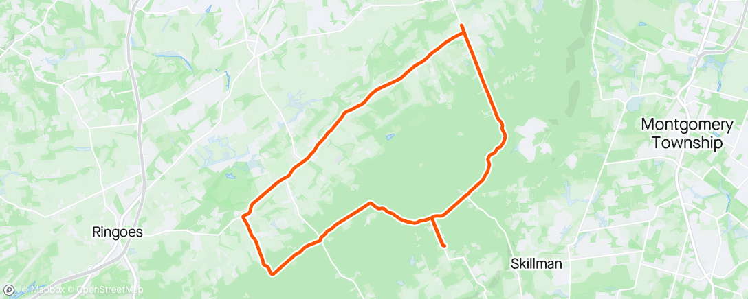 Map of the activity, Evening Spin + JP sighting