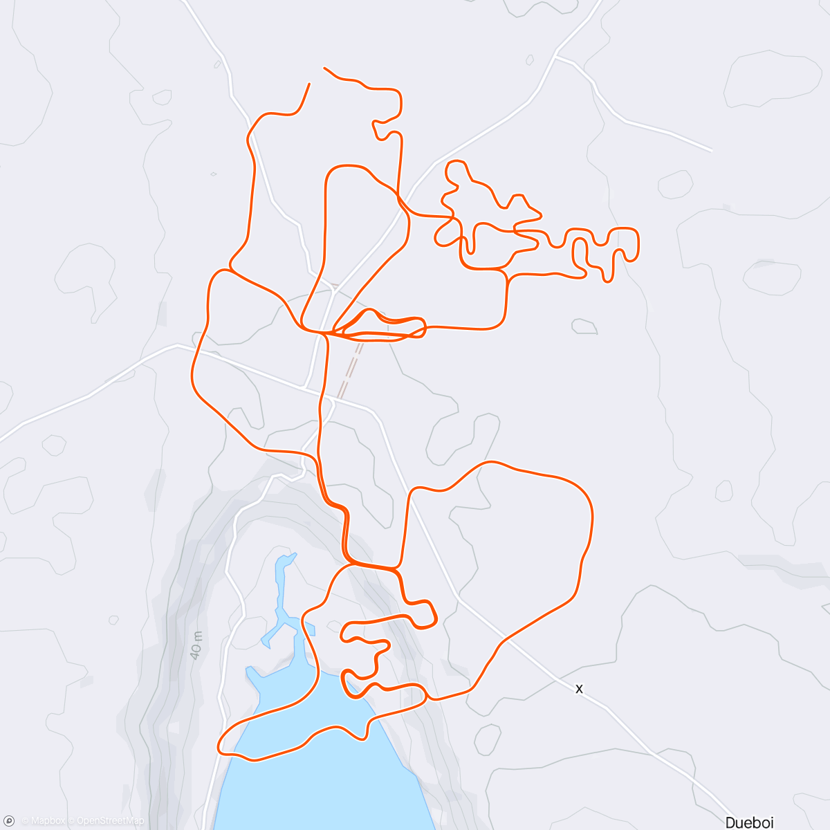 Map of the activity, Zwift - Race: EMU Japan Race (D) on Neokyo All-Nighter in Makuri Islands