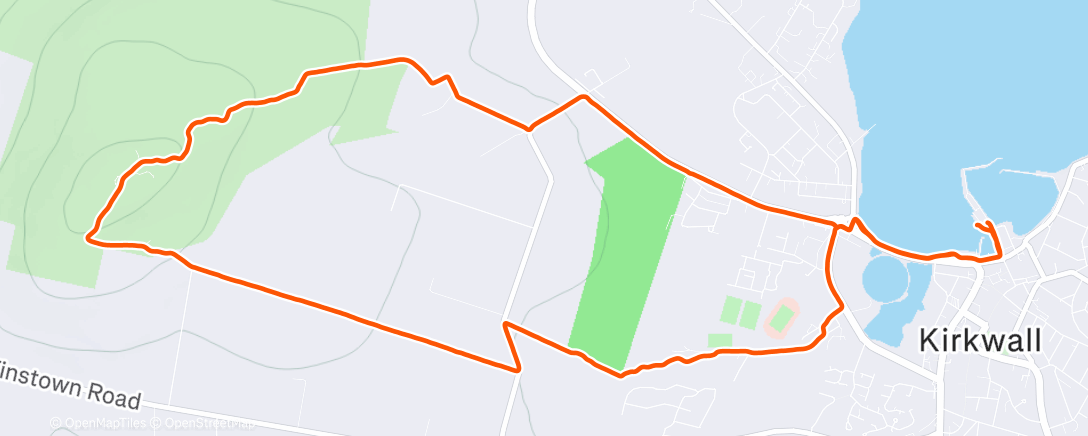 Map of the activity, Fair chance that’ll be the last miles of 2025! Happy running for 2026 all! 🏃‍♂️ 💨 🥳