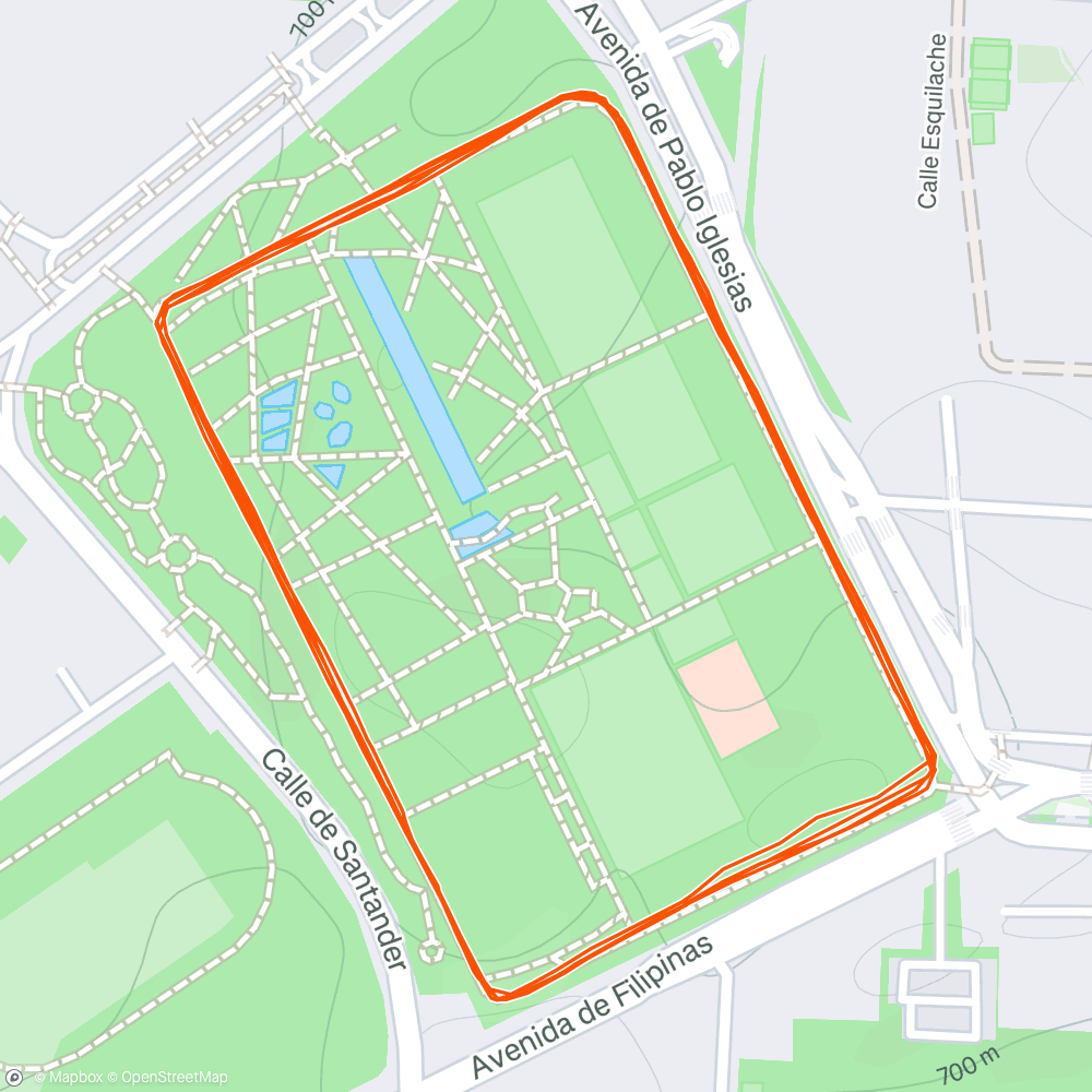 Map of the activity