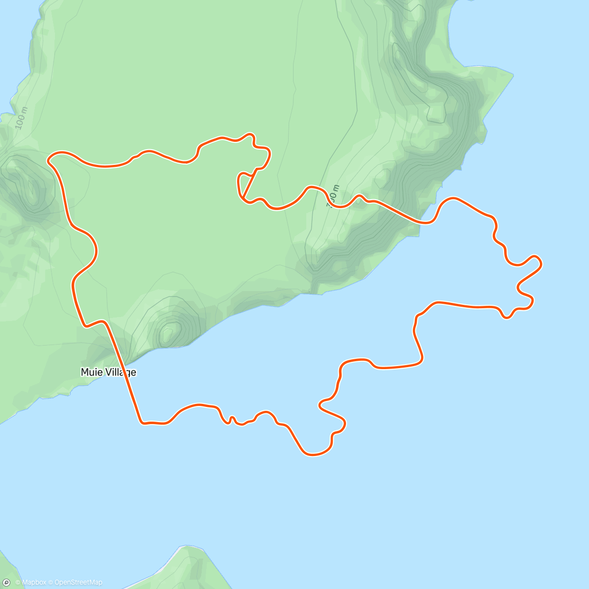 Map of the activity, Rest Ride