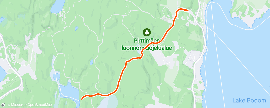 Carte de l'activité Sorlampi - Pirttimäki