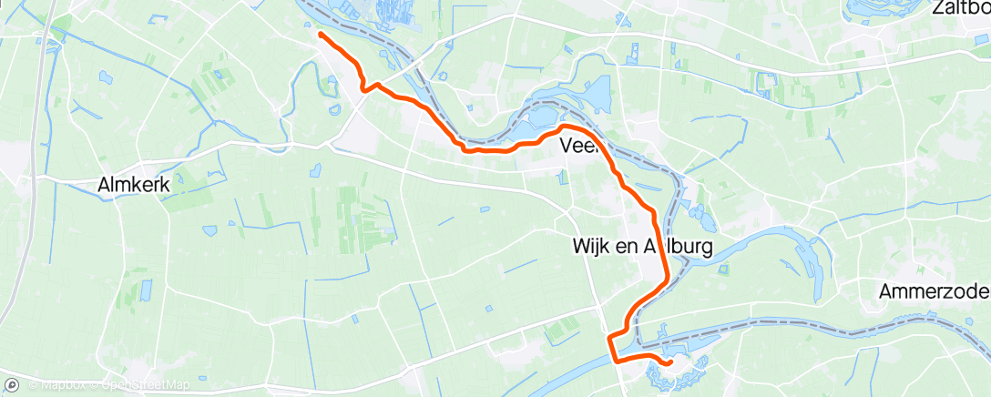 Map of the activity, 20240725 | Heusden - Rijswijk | CS