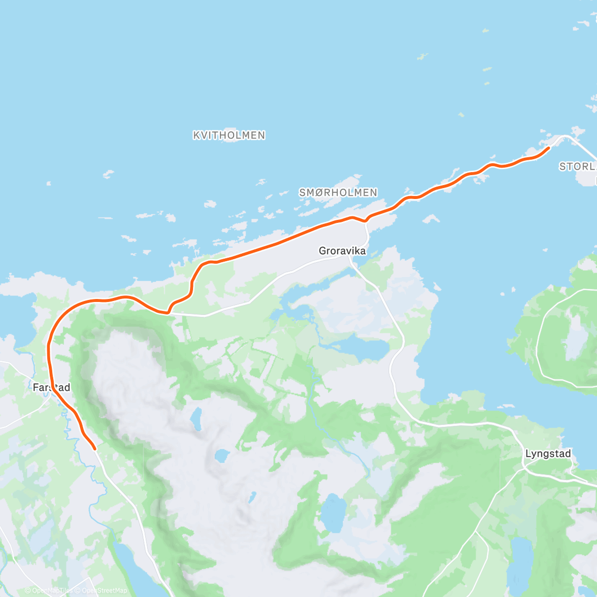 Карта физической активности (ROUVY - Ride Vibes)