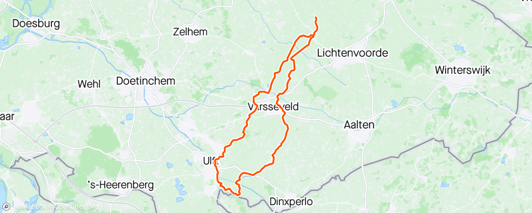 Map of the activity, Ulft Gendringen