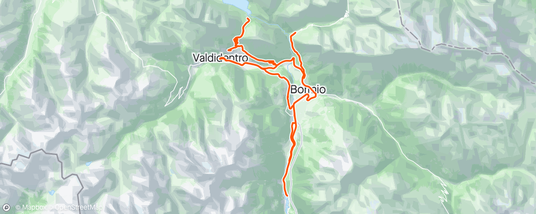 Map of the activity, Le Motte un pezzettino ino ino ino di Stelvio poi Cancano