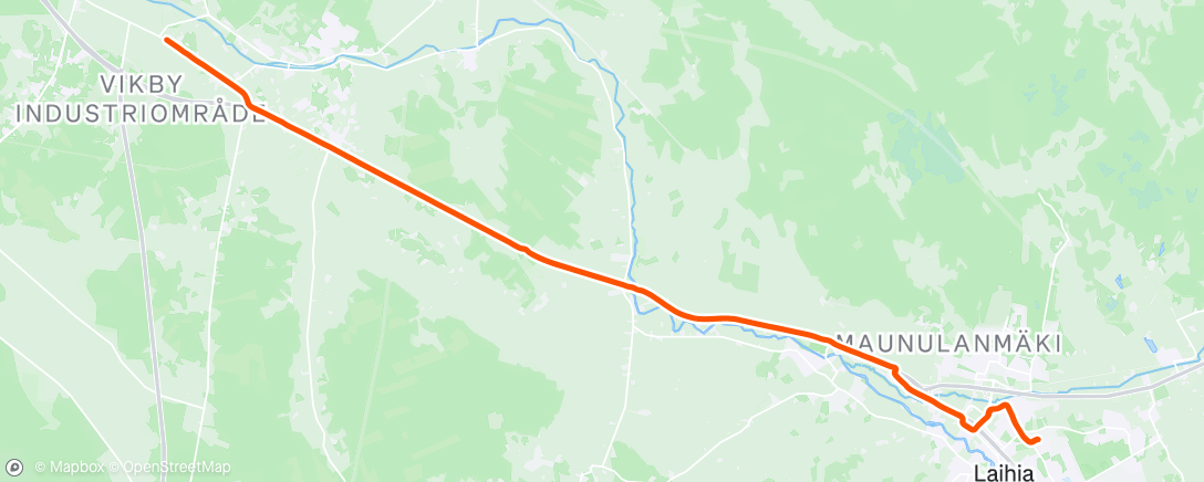 Map of the activity, Lunch Ride