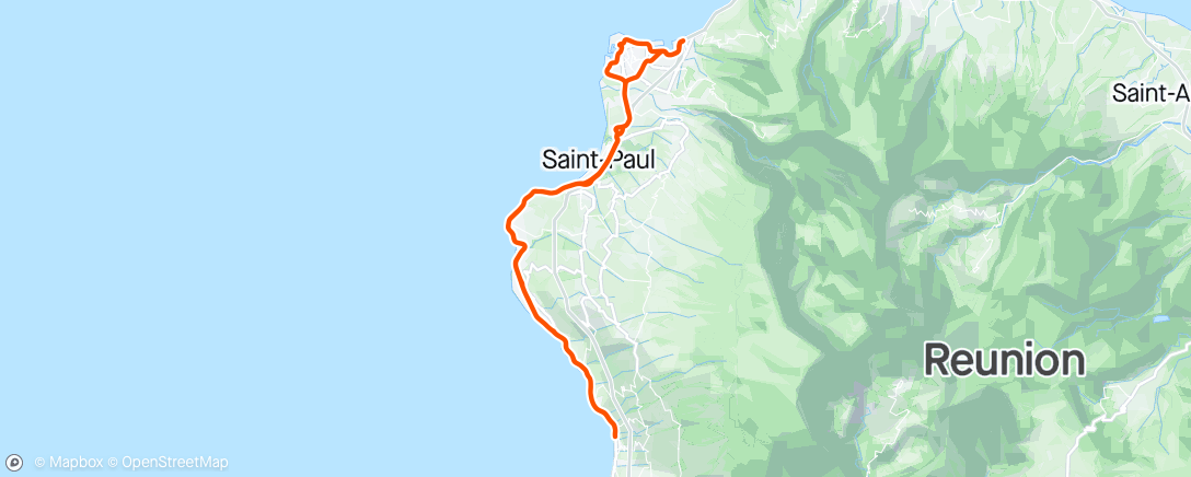 Mapa da atividade, Possession Saint Leu si + chute