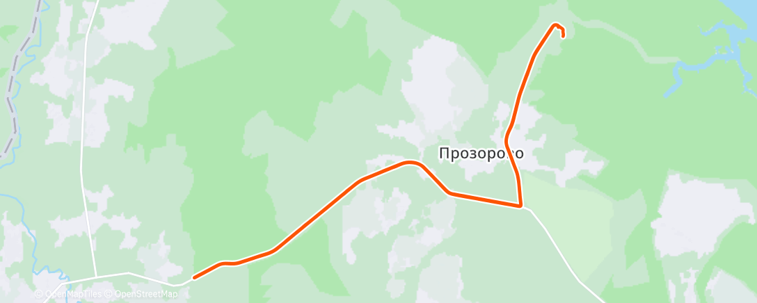 Mapa da atividade, Утренний забег