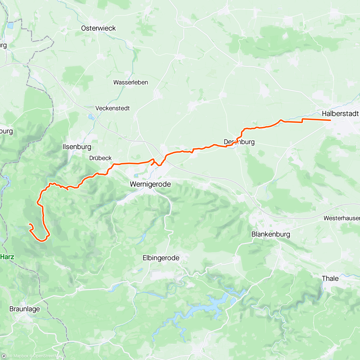 Mappa dell'attività Nachtwanderung
