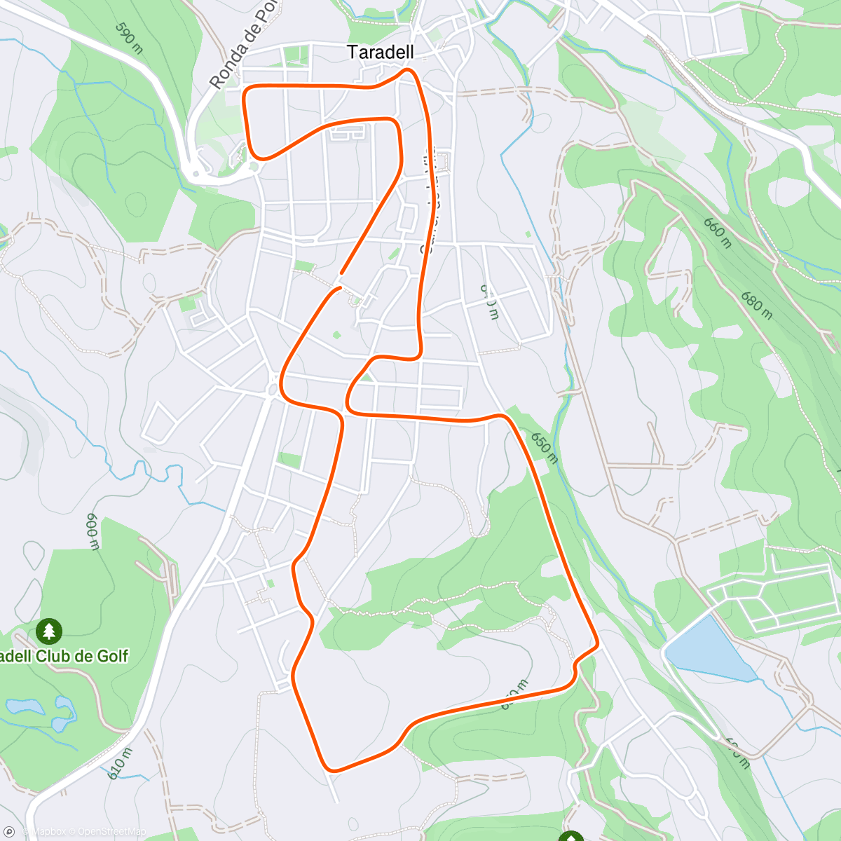 Map of the activity, Etapa 1 Volta Osona