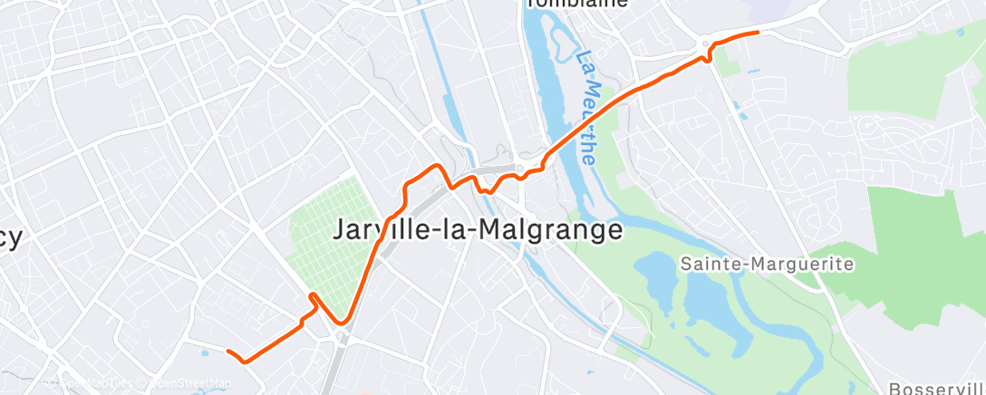 Map of the activity, footing taf