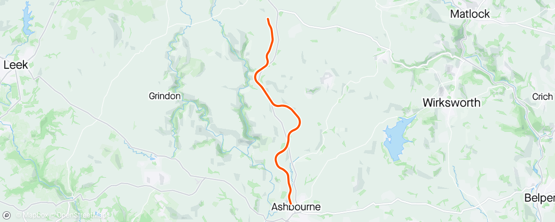 Mapa de la actividad (20 mile SLR 🏃🏻‍♂️)