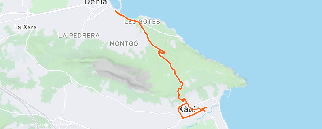 Map of the activity, Post travel