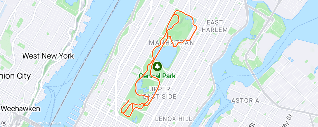 Map of the activity, Zwift - zone  2  in New York