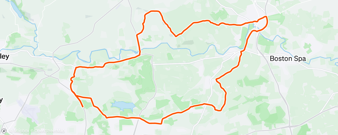 Mapa de la actividad (Lunch Ride)
