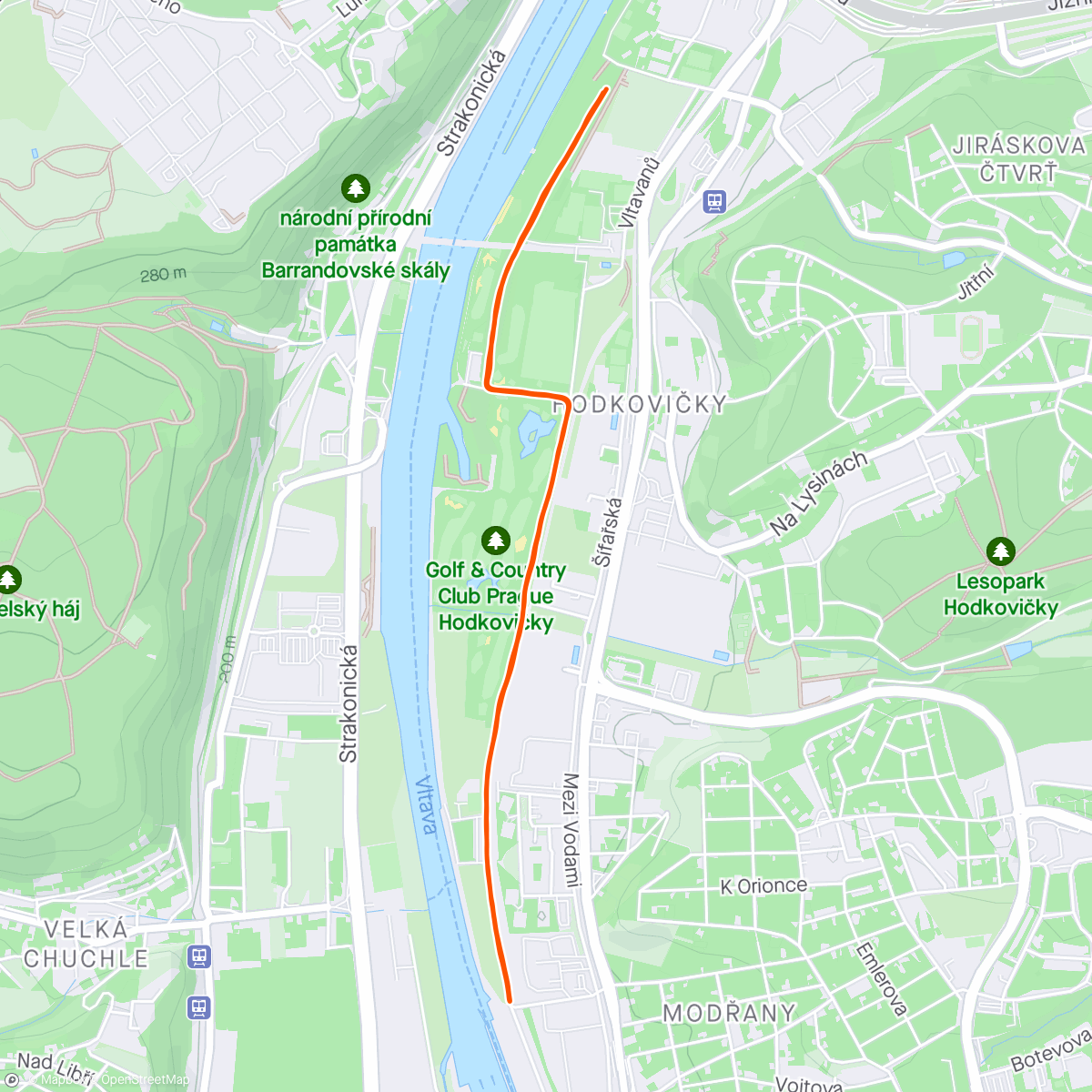 Map of the activity, Hobby runners run