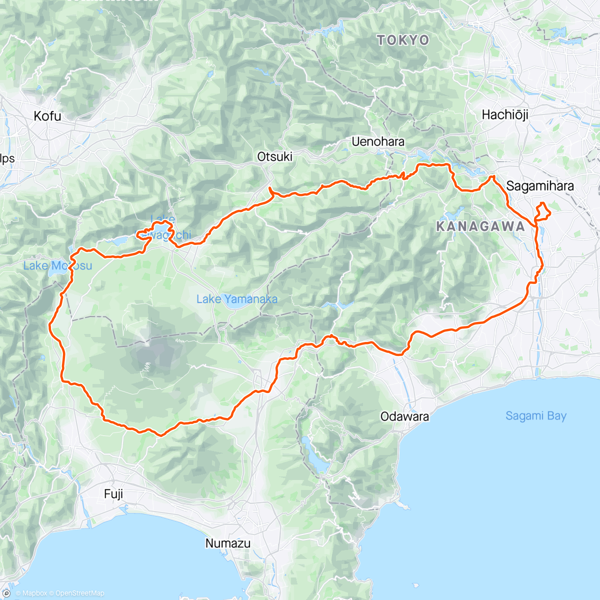 Map of the activity, 富士ニ週