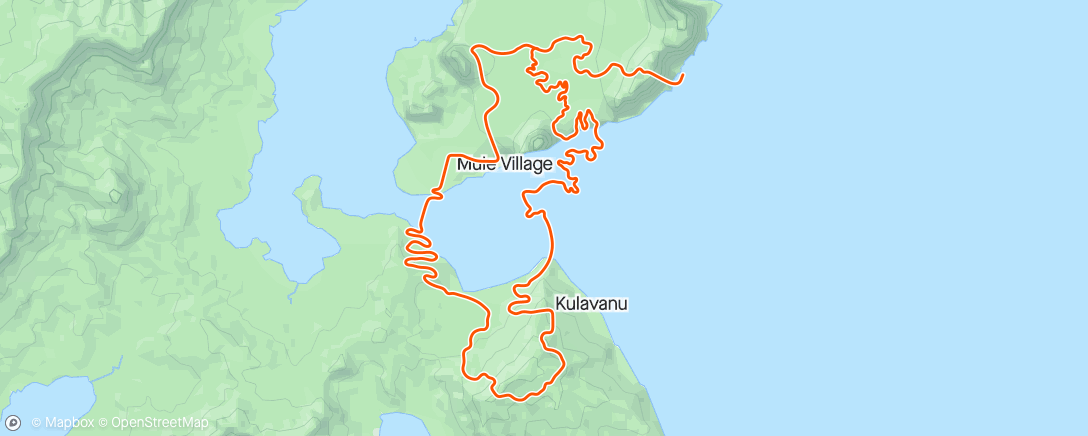 Mapa da atividade, Zwift - Muir And The Mountain in Watopia