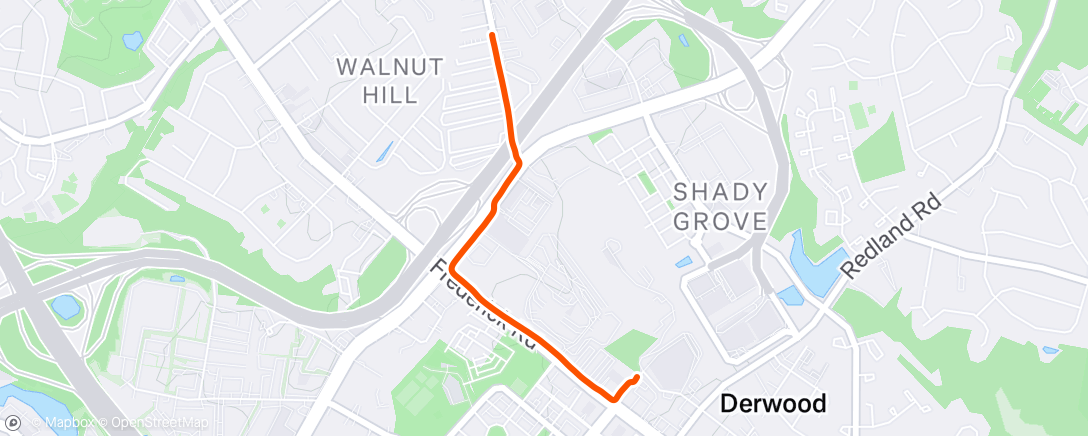 Map of the activity, Morning Ride