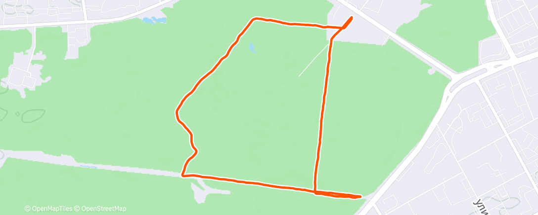 Map of the activity, Утренний забег