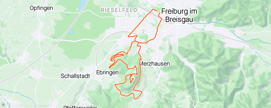 Map of the activity, Schönberg-Gravelei