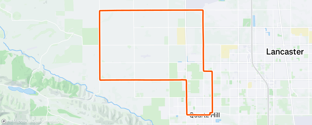 Mapa de la actividad (Morning Ride)